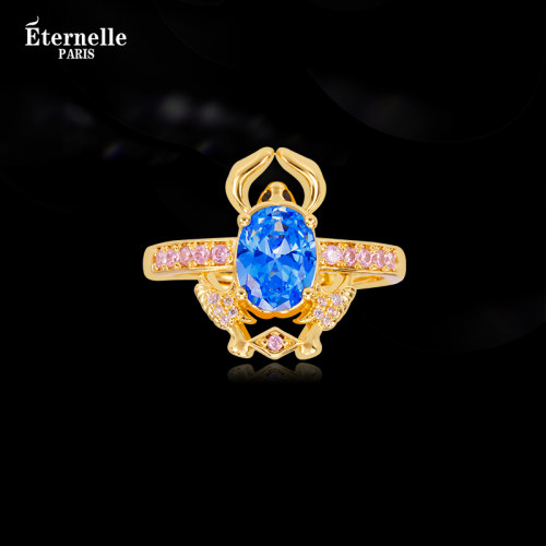 Eternelle复古个性圣甲虫戒指