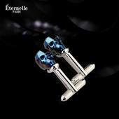 口钉生日礼物 衬衫 钉法式 商务男袖 法国Eternelle奥地利水晶袖