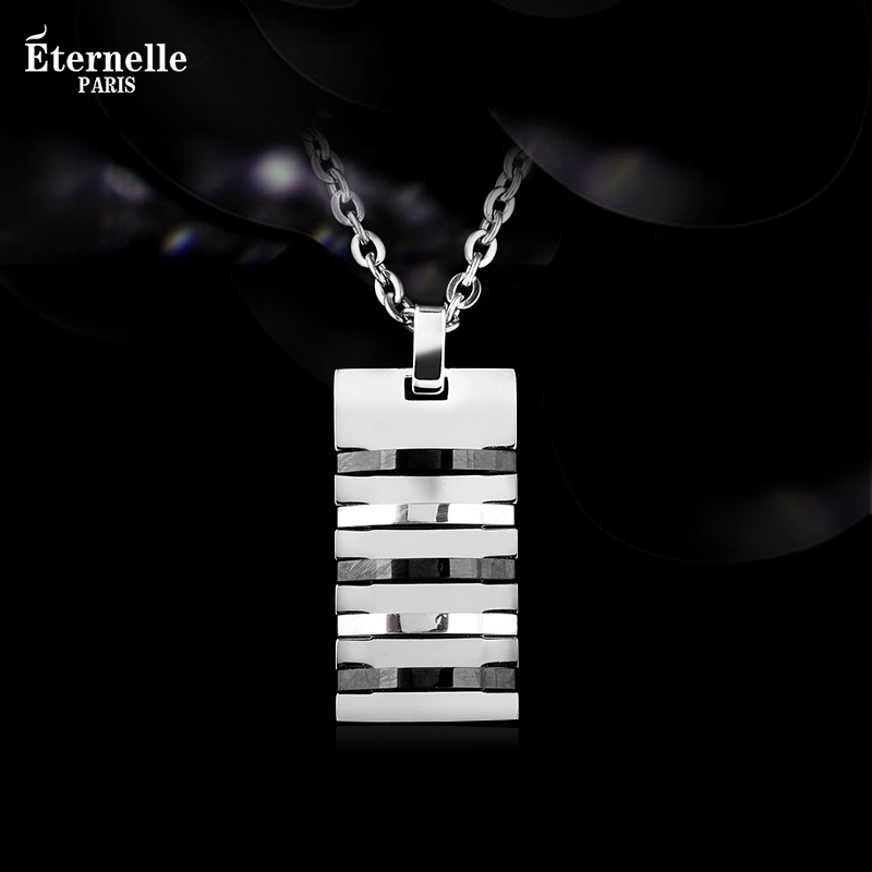 eternelle法国钛钢帅气装饰吊坠