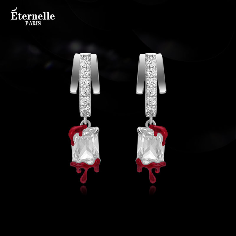 Eternelle真爱如血耳钉