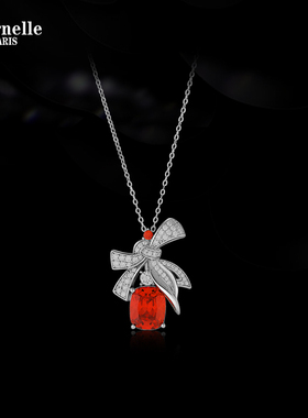 Eternelle法国永恒原创蝴蝶结项链时髦甜美高级锁骨链生日礼物