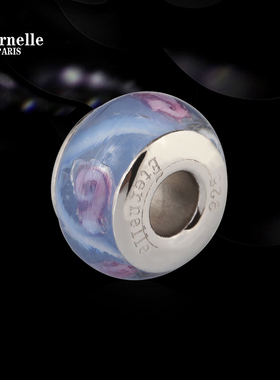 Eternelle琉璃珠diy配件手环饰品 迷境珠系列S925银饰坠新款