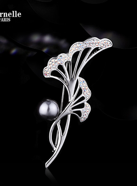 法国Eternelle波西米亚风胸针女气质仿珍珠胸花配饰领针生日礼物