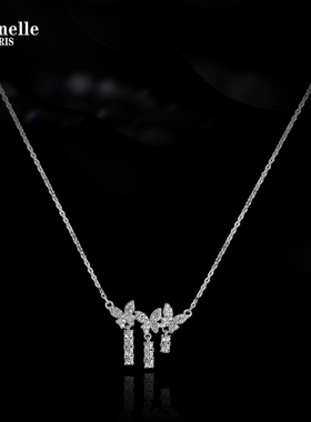 法国Eternelle珠宝原创蝴蝶项链欧美风轻奢小众高级设计感锁骨链