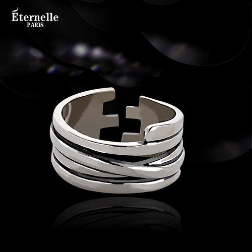 设计开口戒指法国Eternelle极简