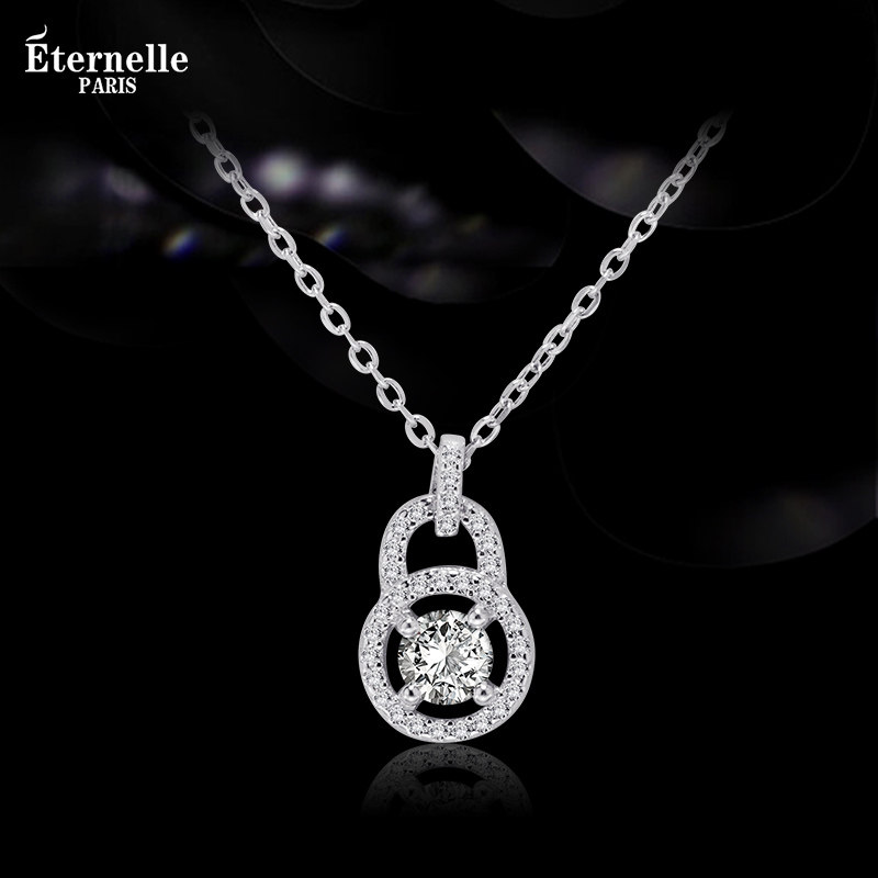 法国Eternelle夏季新款项链女纯银吊坠小众锁骨链网红脖子链饰品,饰品/流行首饰/时尚饰品新,项链,淘宝优惠券,粉丝福利购,淘宝优惠卷