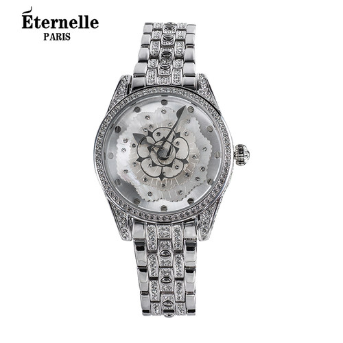 eternelle个性杂志款水晶手表