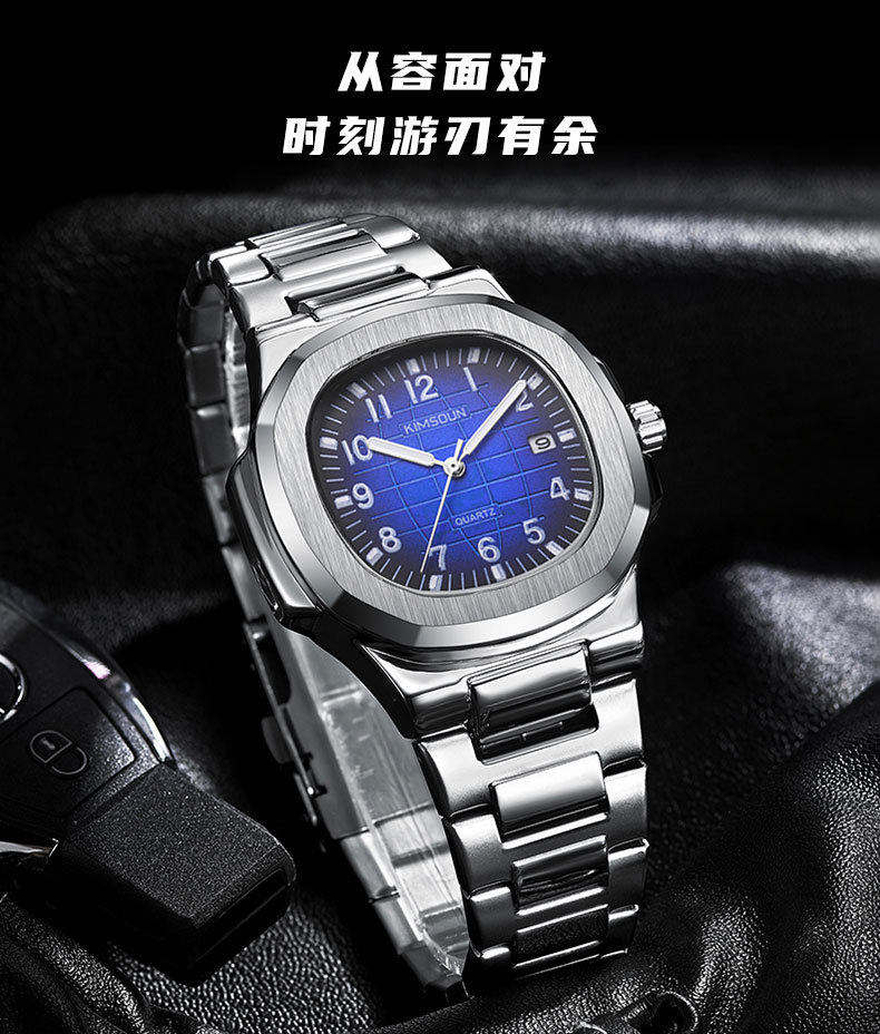 正品夜光手表时尚高颜值鹦鹉螺帅气精致商务防水全自动百搭腕表