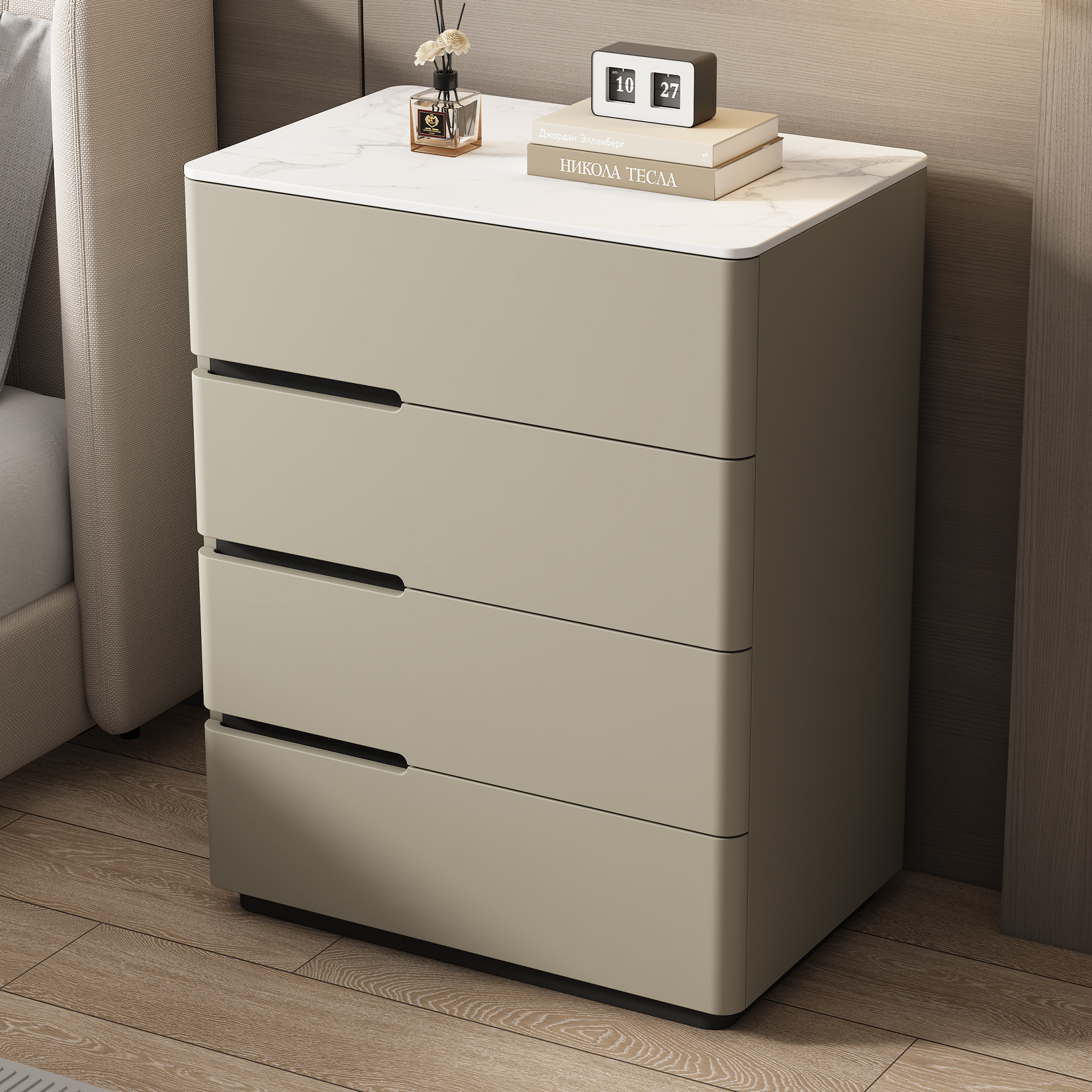 实木斗柜2025现代简约卧室床头柜家用客厅三四五抽屉收纳储物边柜