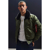 B15飞行员夹克鼻祖 短款 棉服情侣款 vintage复古古着风 工装 外套男