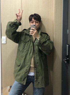 cleanfit猎装美式复古大码上衣重工机车夹克硬汉m65鱼尾战壕风衣