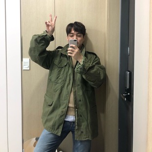 cleanfit猎装美式复古大码上衣重工机车夹克硬汉m65鱼尾战壕风衣