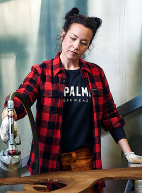 2025春秋季新款lumber jacket重磅法兰绒衬衫男日系工装潮ins衬衣