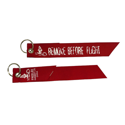 MA1飞行夹克手臂配饰飘带REMOVE BEFORE FLIGHT飞行前删除钥匙扣