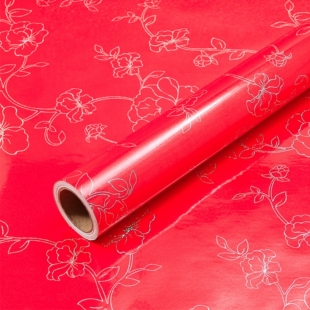 家具翻新贴纸柜子橱柜门板厨房红色防油衣柜防潮修补镭射烤漆光面