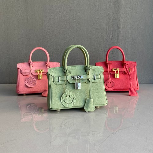 真皮时尚洋气可爱经典迷你铂金包