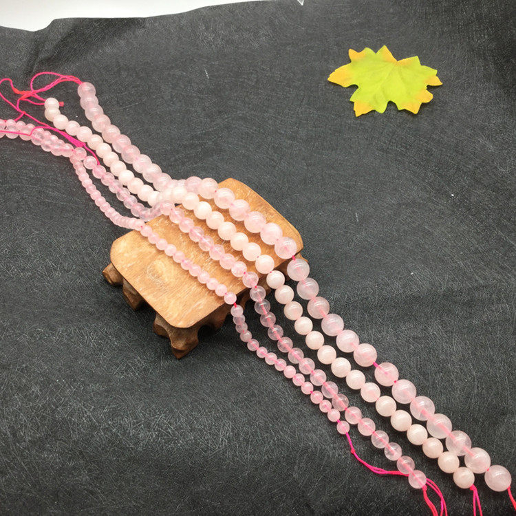 天然粉水晶  粉玉髓半成品  圆珠散珠隔珠 DIY配珠手工配件材料,饰品/流行首饰/时尚饰品新,其他DIY饰品配件,淘宝优惠券,粉丝福利购,淘宝优惠卷