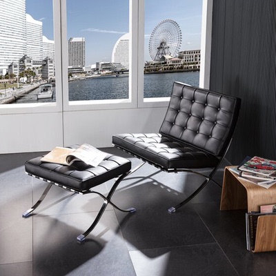 巴塞罗那休闲椅北欧设计沙发椅