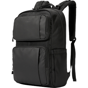 日本SANWA电脑包休闲双肩女背包简约书包轻便大容量减负潮搭商务上班通勤15.6寸2024新款涤沦学生男包