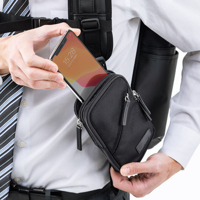 手机挂包数码收纳腰包防水SANWA