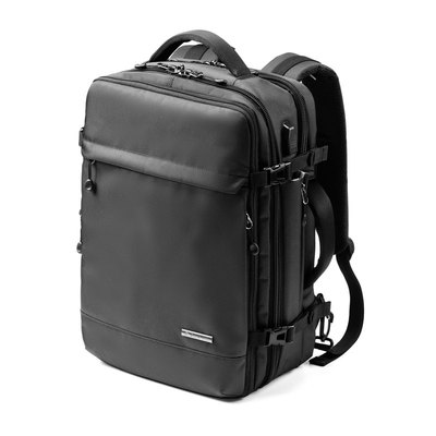 日本SANWA电脑包双肩背包大容量35L大开口男士商旅出差上班通勤防水耐磨防震女15.6笔记本包2024新款