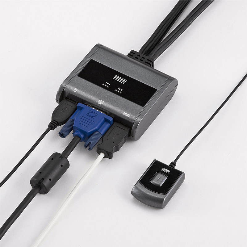 日本sanwa电脑高清kvm切换器