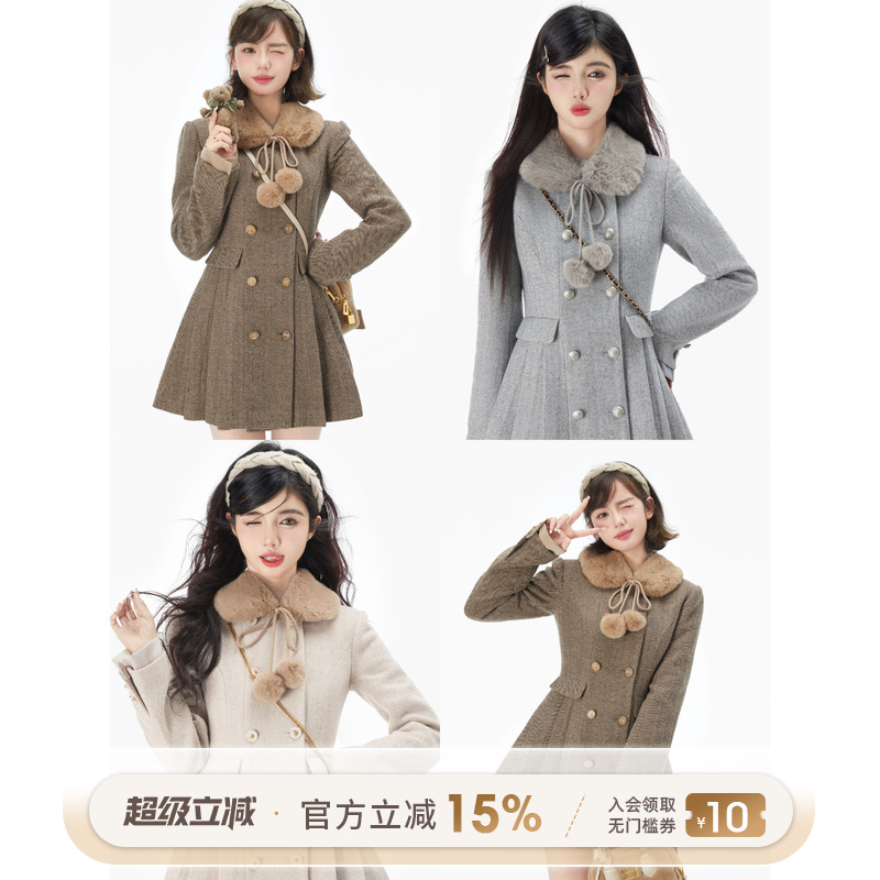 保暖温柔加厚围脖毛领
