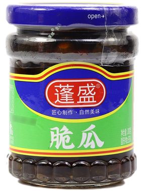 蓬盛老字号瓶装酱菜杂咸脆瓜