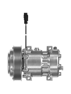 适用于卡特340D 345D 374D 390D空调压缩机总成5327322挖掘机配件