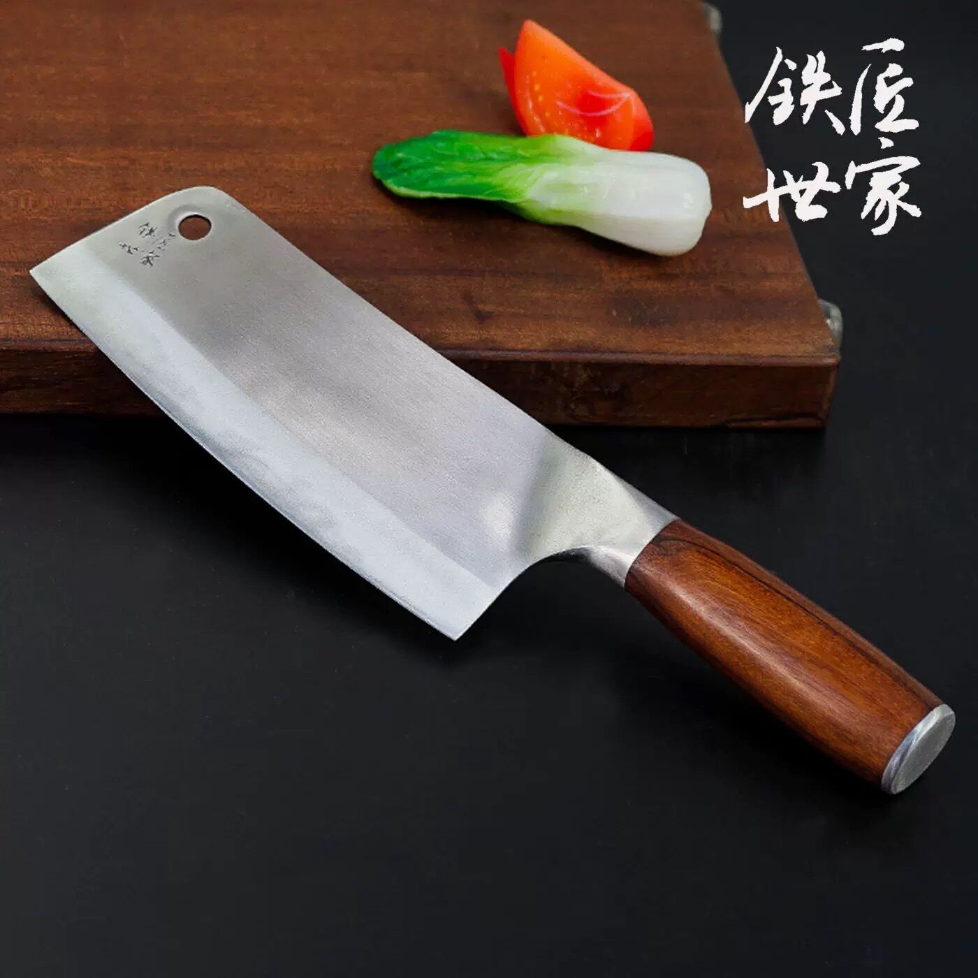 铁匠世家手工锻打不锈钢片刀薄款菜刀手工刀切菜刀切片刀锋利易磨