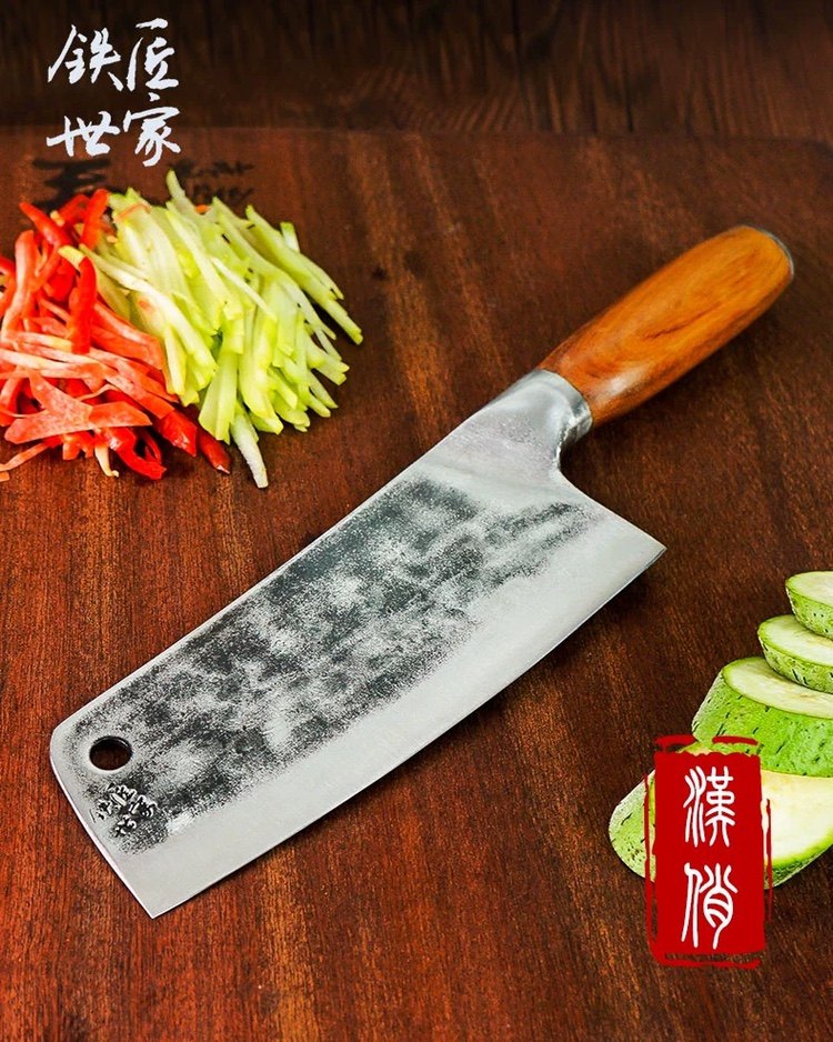 铁匠世家菜刀 手工锻打家用切片刀女士切菜刀斩切刀斩骨刀具套装