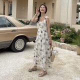 现货主推2024夏季新款水墨印花连衣裙160-5341-P115168，女装连衣裙，浙宝160
