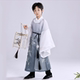 中式 特价 儿童汉服春夏 |男童宋制圆领袍 古风走秀表演礼服 款