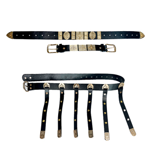 兴业堂儿童汉服配饰男童腰带飞鱼曳撒革带圆领蹀躞带中式皮带护腕