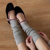 miu风袜套女秋季 玛丽珍袜子堆堆袜腿套小腿袜