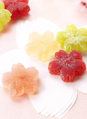 日本 春季限定 鹿鸣馆 樱花果汁软糖 盒装 13种口味22枚