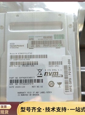 HPE/惠普 KCM6XVUL6T40 6.4T NVMe询价
