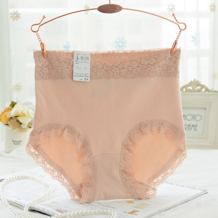 包邮简约款高腰内裤女厚实日系风