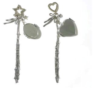 网兜欧美口红钥匙扣时尚跨境ins挂件女士收纳风热卖口红镜盒袋