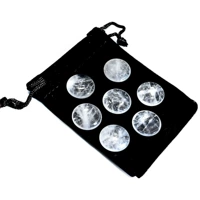 Белый кварц, тканевый мешок