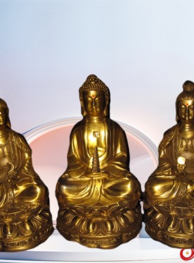 东方菩萨风水纯铜药师佛件包邮