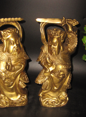 秦琼尉迟恭风水摆件佛像