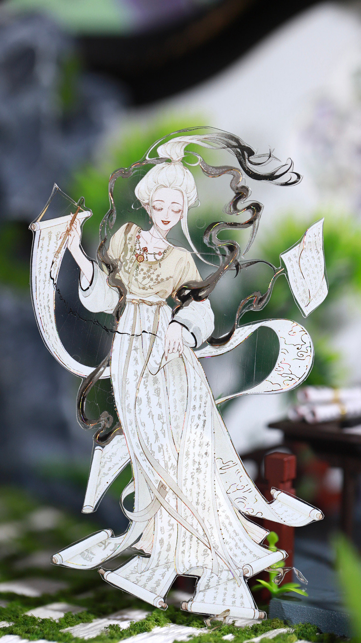 【循环分装】喵啪叽 眷眷与书古风仙气小姐姐唯美人物胶带手帐pet