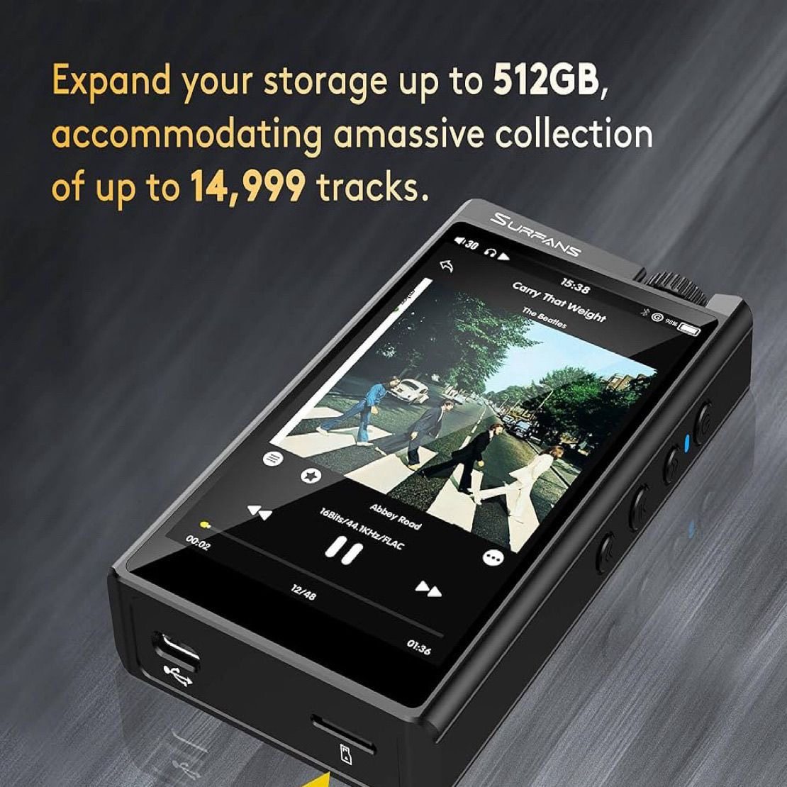 国外大品牌 F35无损音乐播放器HIFI专业128G播放器DSD解码蓝牙MP3