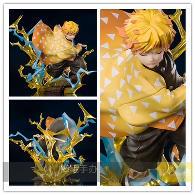 手办鬼灭之刃我妻善逸霹雳一闪