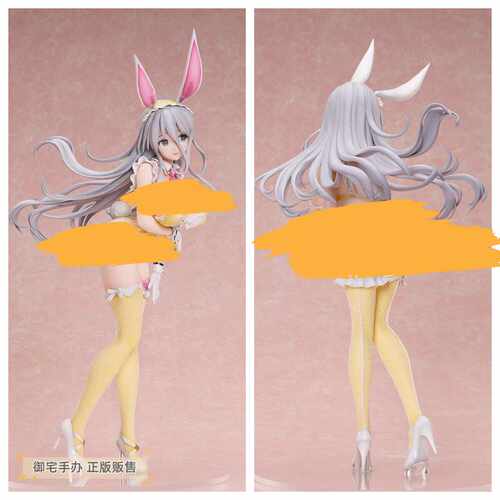 正版月光兔女郎闪乱神乐手办