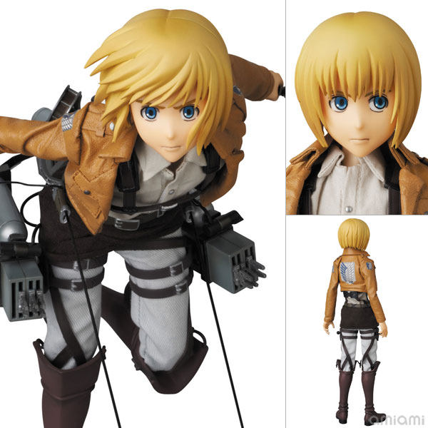 御宅手办 medicom rah 进击的巨人 爱尔敏 阿尔敏 阿明