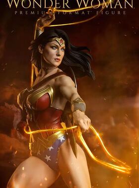 御宅手办SIDESHOW 1/4 Wonder Woman DC 正义联盟 神奇女侠 雕像