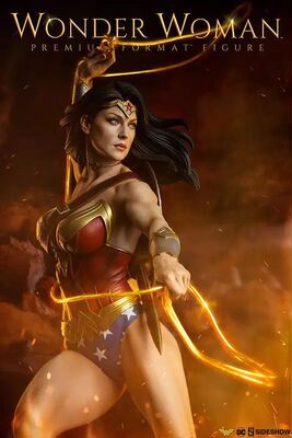 御宅手办SIDESHOW 1/4 Wonder Woman DC 正义联盟 神奇女侠 雕像