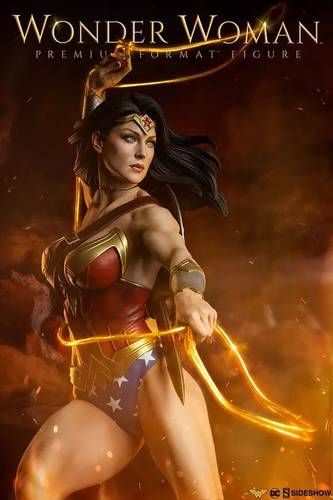 御宅手办SIDESHOW 1/4 Wonder Woman DC 正义联盟 神奇女侠 雕像